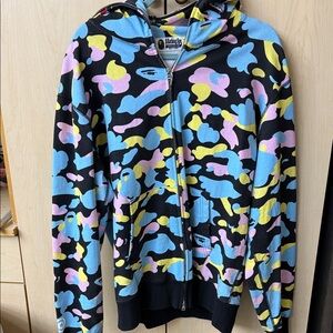 Colorful Kids Camo Hoodie